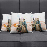 La Merce Festival Barcelona Pillow Cover Catalan Culture Sagrada Familia Castellers