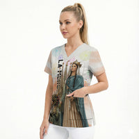 La Merce Festival Barcelona Scrub Top Catalan Culture Sagrada Familia Castellers