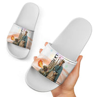 La Merce Festival Barcelona Slide Sandals Catalan Culture Sagrada Familia Castellers