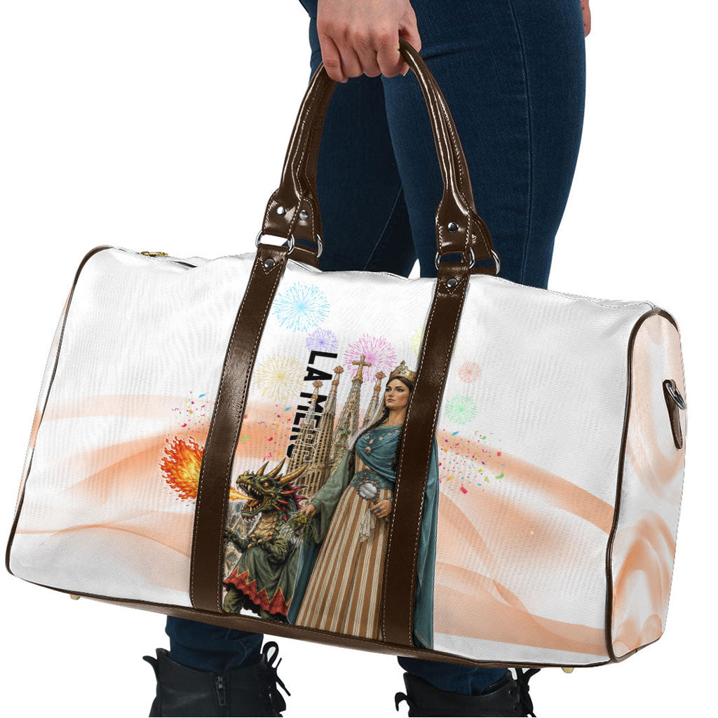 La Merce Festival Barcelona Travel Bag Catalan Culture Sagrada Familia Castellers