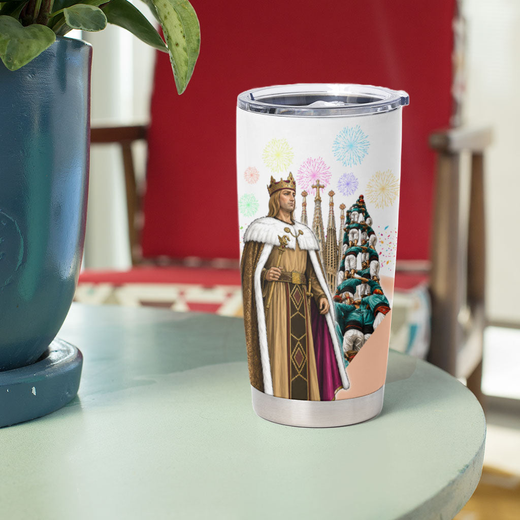 La Merce Festival Barcelona Tumbler Cup Catalan Culture Sagrada Familia Castellers