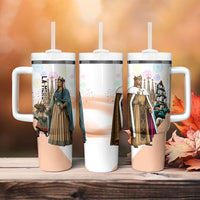 La Merce Festival Barcelona Tumbler With Handle Catalan Culture Sagrada Familia Castellers