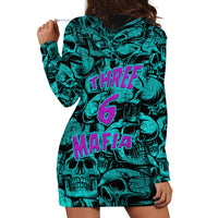 Three 6 Mafia Skull Hoodie Dress Three 6 Mafia - Wonder Print Shop
