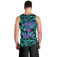 Three 6 Mafia Skull Men Tank Top Three 6 Mafia - Wonder Print Shop