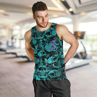 Three 6 Mafia Skull Men Tank Top Three 6 Mafia - Wonder Print Shop