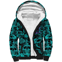 Three 6 Mafia Skull Sherpa Hoodie Three 6 Mafia - Wonder Print Shop