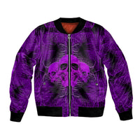 Skull Pattern Bomber Jacket I Am Who I Am Your Approval Isn't Needed - Wonder Print Shop