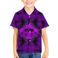 Skull Pattern Family Matching Puletasi Dress and Hawaiian Shirt I Am Who I Am Your Approval Isn't Needed - Wonder Print Shop