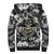 Skull Cowboy Sherpa Hoodie Out Law - Wonder Print Shop