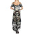 Skull Cowboy Summer Maxi Dress Out Law - Wonder Print Shop