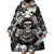 Skull Cowboy Wearable Blanket Hoodie Out Law - Wonder Print Shop