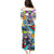 Comic Skull Family Matching Puletasi Dress and Hawaiian Shirt Pop Art Cartoon Skull Funny - Wonder Print Shop