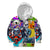 Comic Skull Kid Hoodie Pop Art Cartoon Skull Funny - Wonder Print Shop