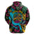 Pineapple Skull Hoodie Sumer Time - Wonder Print Shop