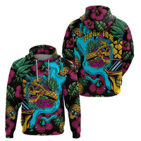 Pineapple Skull Hoodie Sumer Time - Wonder Print Shop