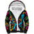 Pineapple Skull Sherpa Hoodie Sumer Time - Wonder Print Shop