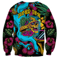 Pineapple Skull Sweatshirt Sumer Time - Wonder Print Shop