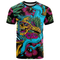 Pineapple Skull T Shirt Sumer Time - Wonder Print Shop