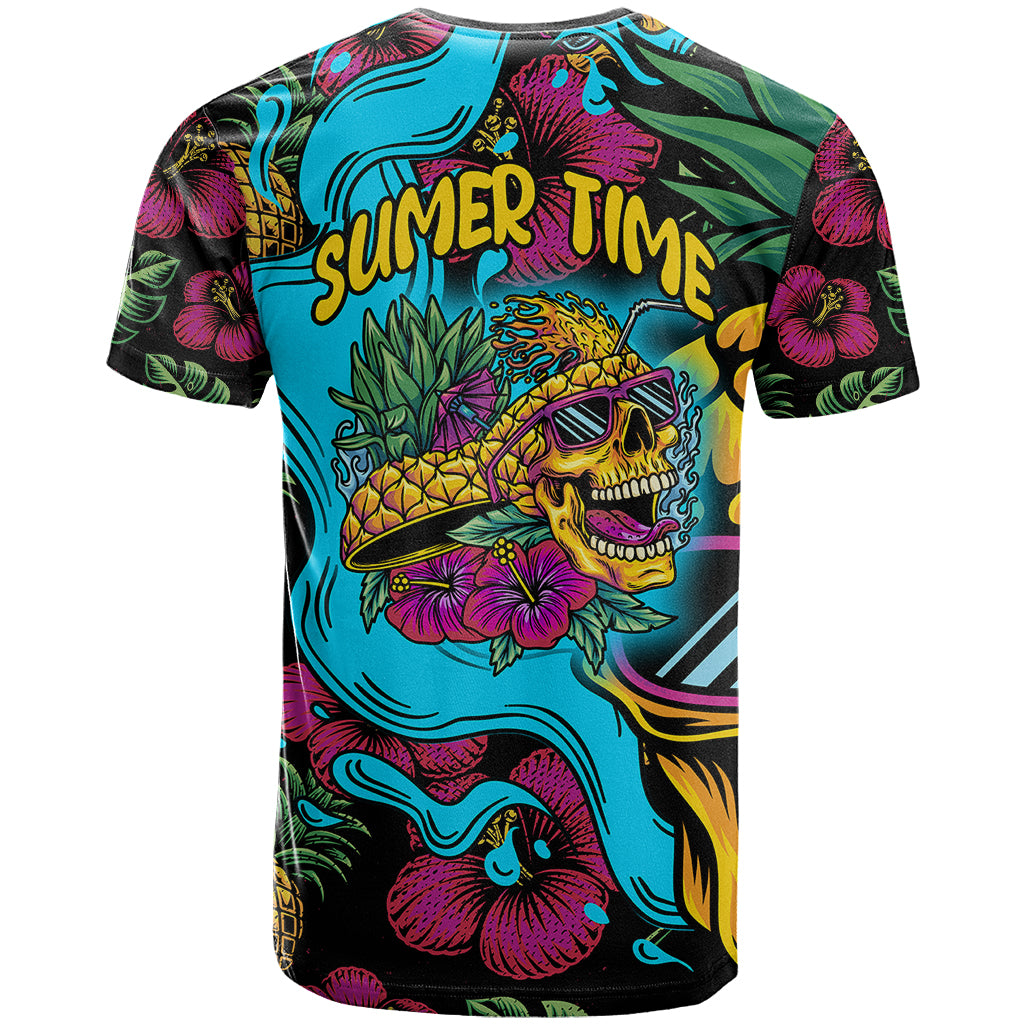 Pineapple Skull T Shirt Sumer Time - Wonder Print Shop