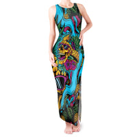 Pineapple Skull Tank Maxi Dress Sumer Time - Wonder Print Shop