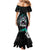 Crow Skull Family Matching Mermaid Dress and Hawaiian Shirt My Mascot Is The A Crow - Wonder Print Shop