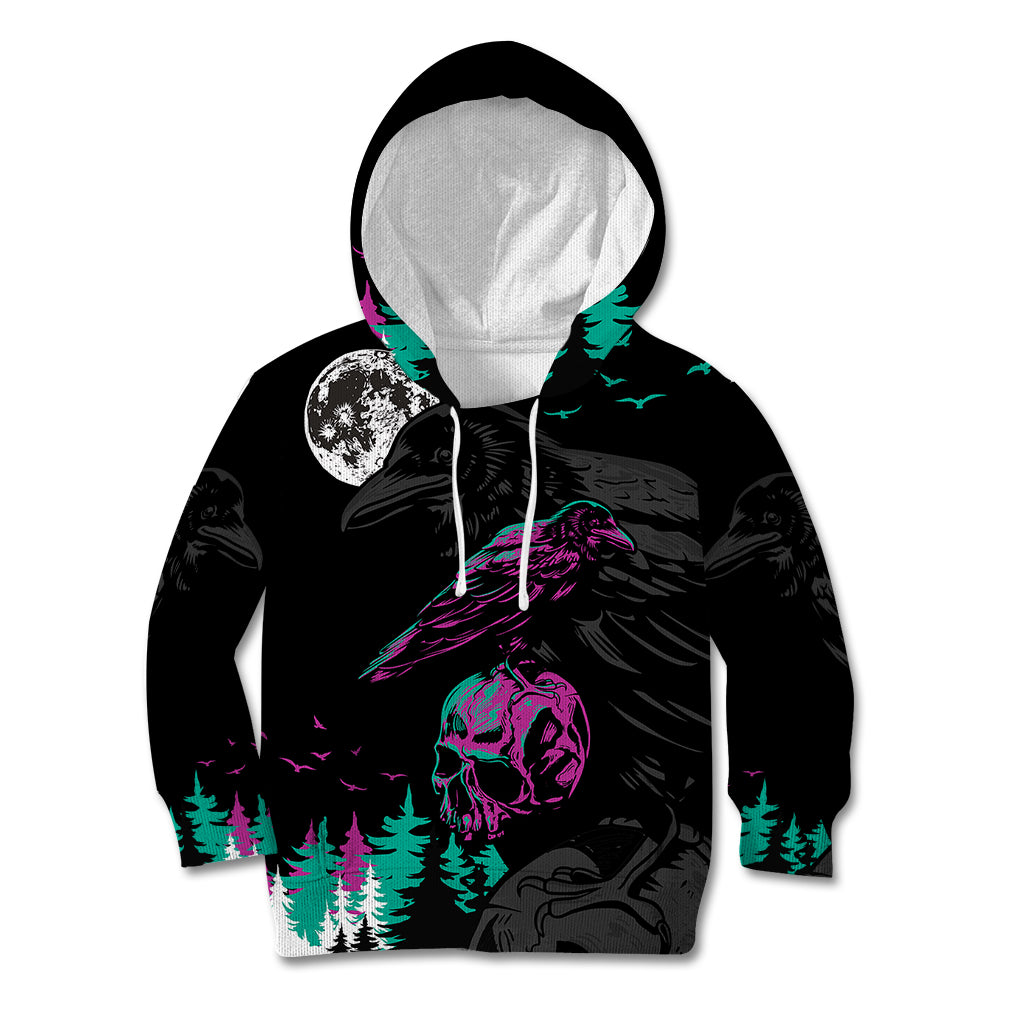 Crow Skull Kid Hoodie My Mascot Is The A Crow - Wonder Print Shop