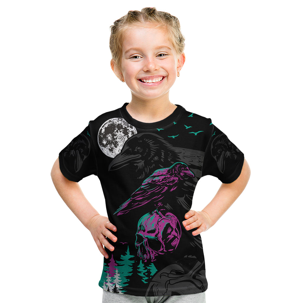 Crow Skull Kid T Shirt My Mascot Is The A Crow - Wonder Print Shop