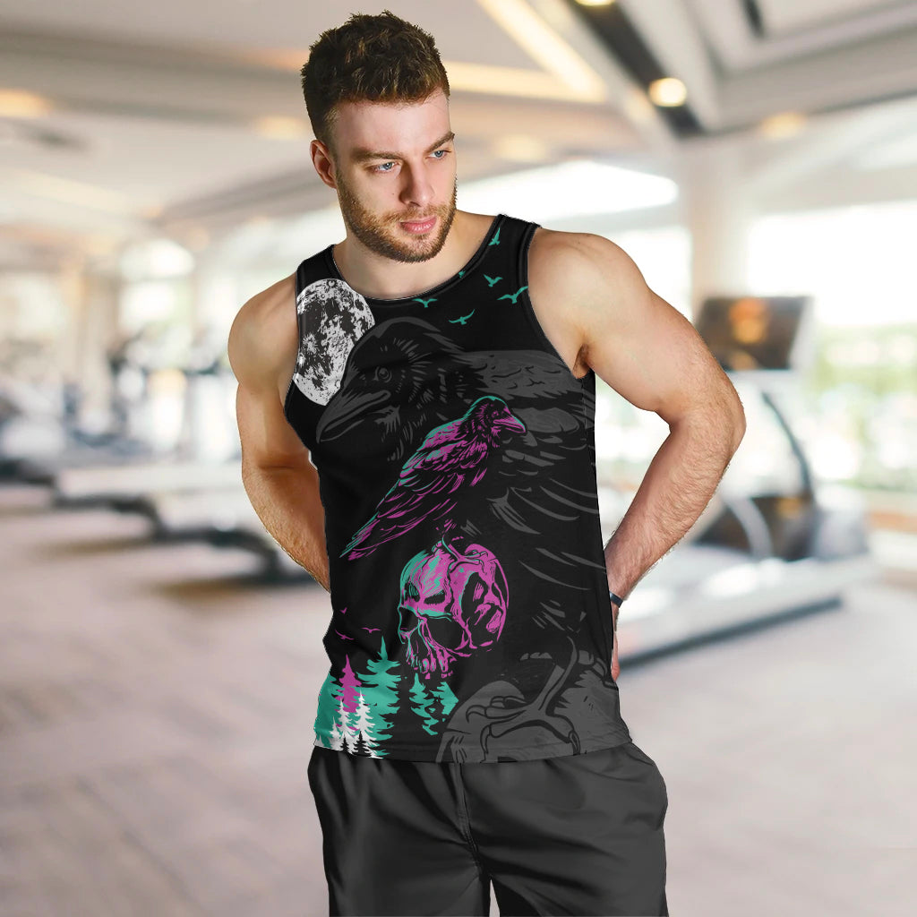 crow-skull-men-tank-top-my-mascot-is-the-a-crow