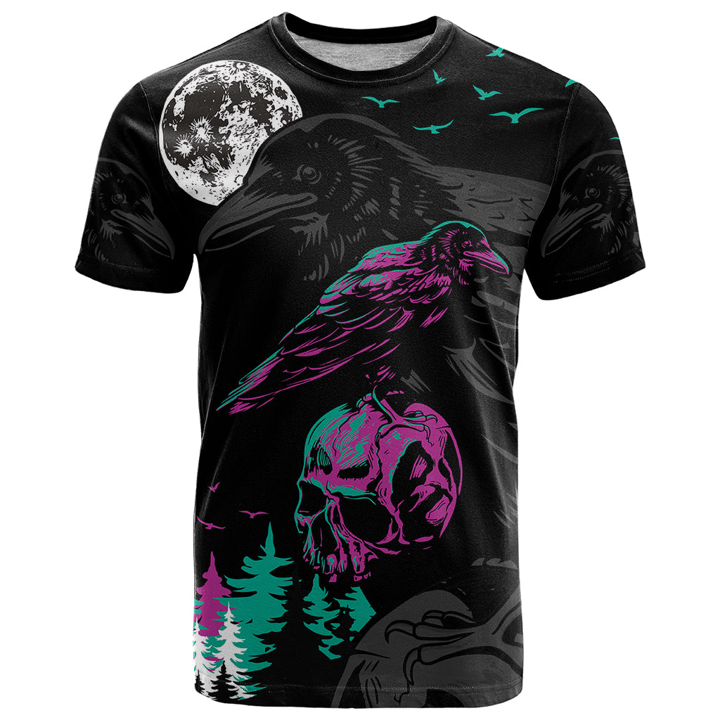 Crow Skull T Shirt My Mascot Is The A Crow - Wonder Print Shop