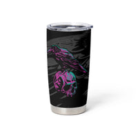 Crow Skull Tumbler Cup My Mascot Is The A Crow - Wonder Print Shop