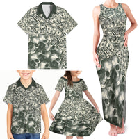 Skull Money Family Matching Tank Maxi Dress and Hawaiian Shirt The Money You Make Is A Symbol - Wonder Print Shop
