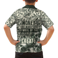 Skull Money Kid Hawaiian Shirt The Money You Make Is A Symbol - Wonder Print Shop