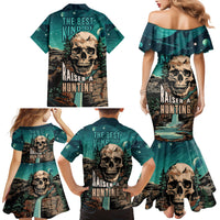 Skull Hunt Family Matching Mermaid Dress and Hawaiian Shirt The Best Kine Of Raiser A Hunting - Wonder Print Shop