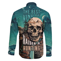 Skull Hunt Family Matching Off Shoulder Short Dress and Hawaiian Shirt The Best Kine Of Raiser A Hunting - Wonder Print Shop