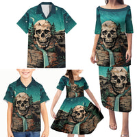 Skull Hunt Family Matching Puletasi Dress and Hawaiian Shirt The Best Kine Of Raiser A Hunting - Wonder Print Shop
