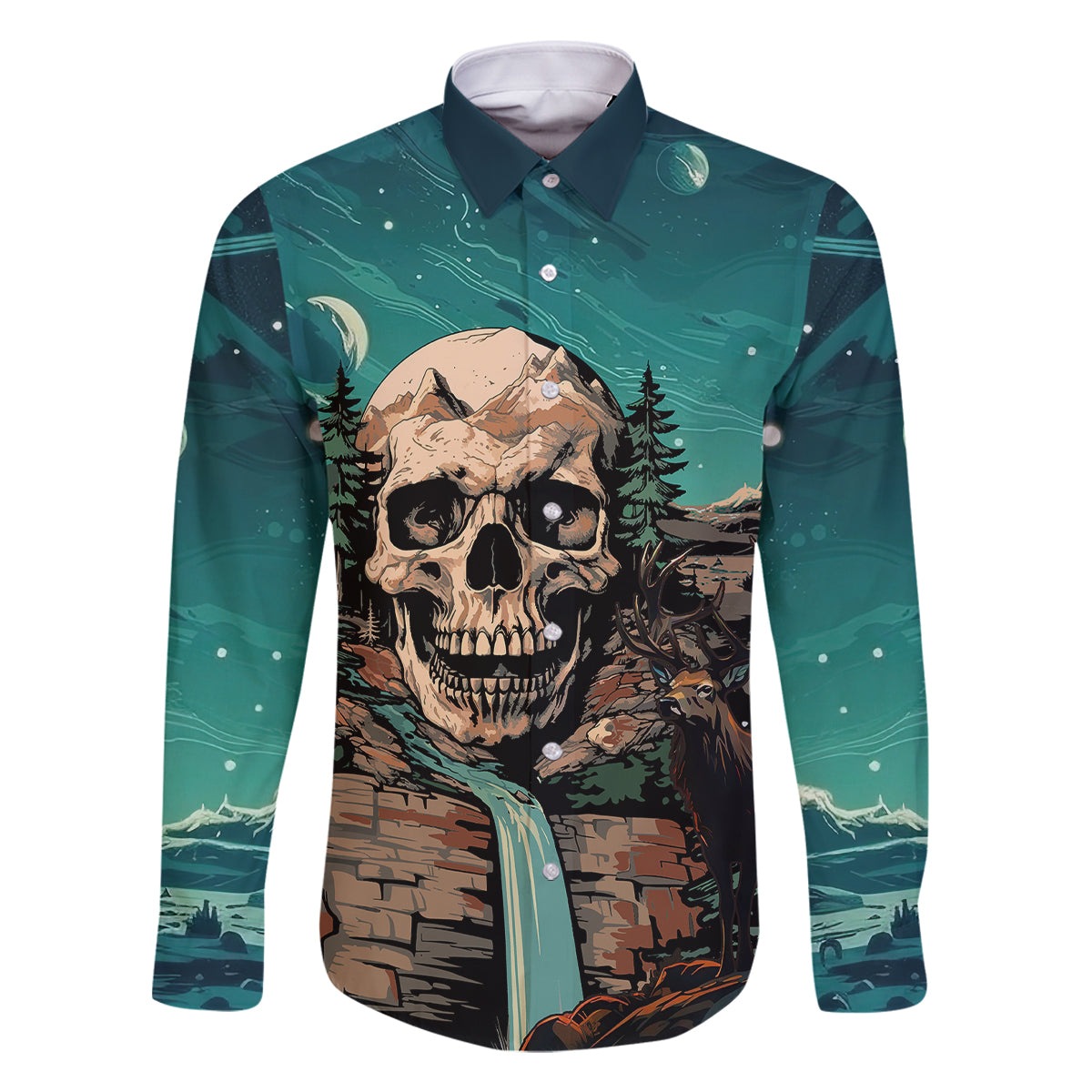 Skull Hunt Family Matching Short Sleeve Bodycon Dress and Hawaiian Shirt The Best Kine Of Raiser A Hunting - Wonder Print Shop