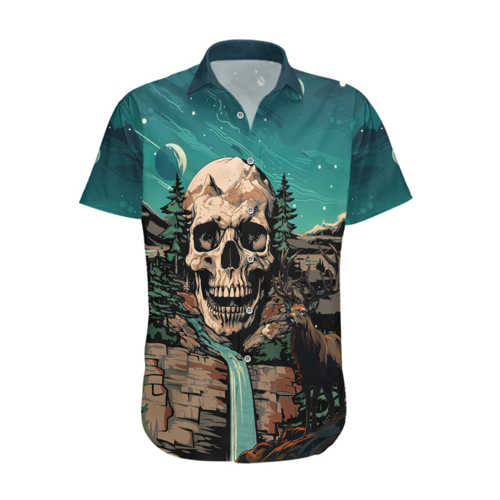 Skull Hunt Hawaiian Shirt The Best Kine Of Raiser A Hunting - Wonder Print Shop