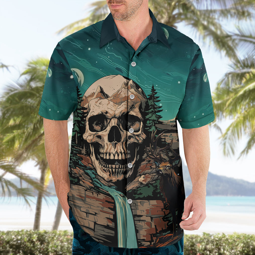 Skull Hunt Hawaiian Shirt The Best Kine Of Raiser A Hunting - Wonder Print Shop