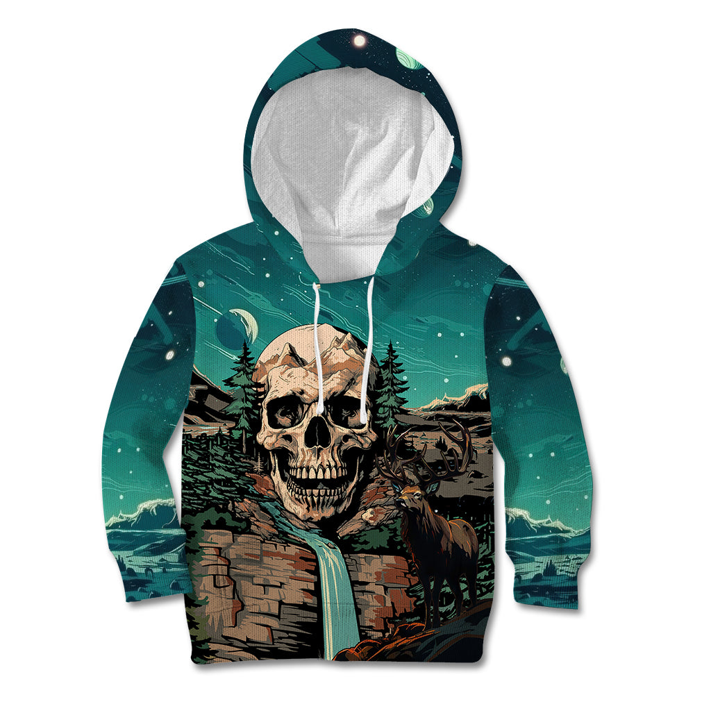 Skull Hunt Kid Hoodie The Best Kine Of Raiser A Hunting - Wonder Print Shop