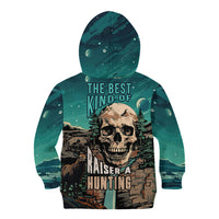 Skull Hunt Kid Hoodie The Best Kine Of Raiser A Hunting - Wonder Print Shop