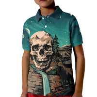 Skull Hunt Kid Polo Shirt The Best Kine Of Raiser A Hunting - Wonder Print Shop