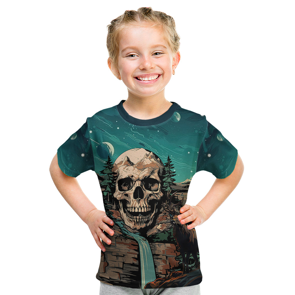Skull Hunt Kid T Shirt The Best Kine Of Raiser A Hunting - Wonder Print Shop
