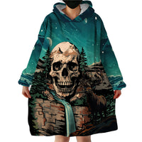 Skull Hunt Wearable Blanket Hoodie The Best Kine Of Raiser A Hunting - Wonder Print Shop