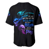 The Good Girl In Me Got Tired Baseball Jersey - Wonder Print Shop