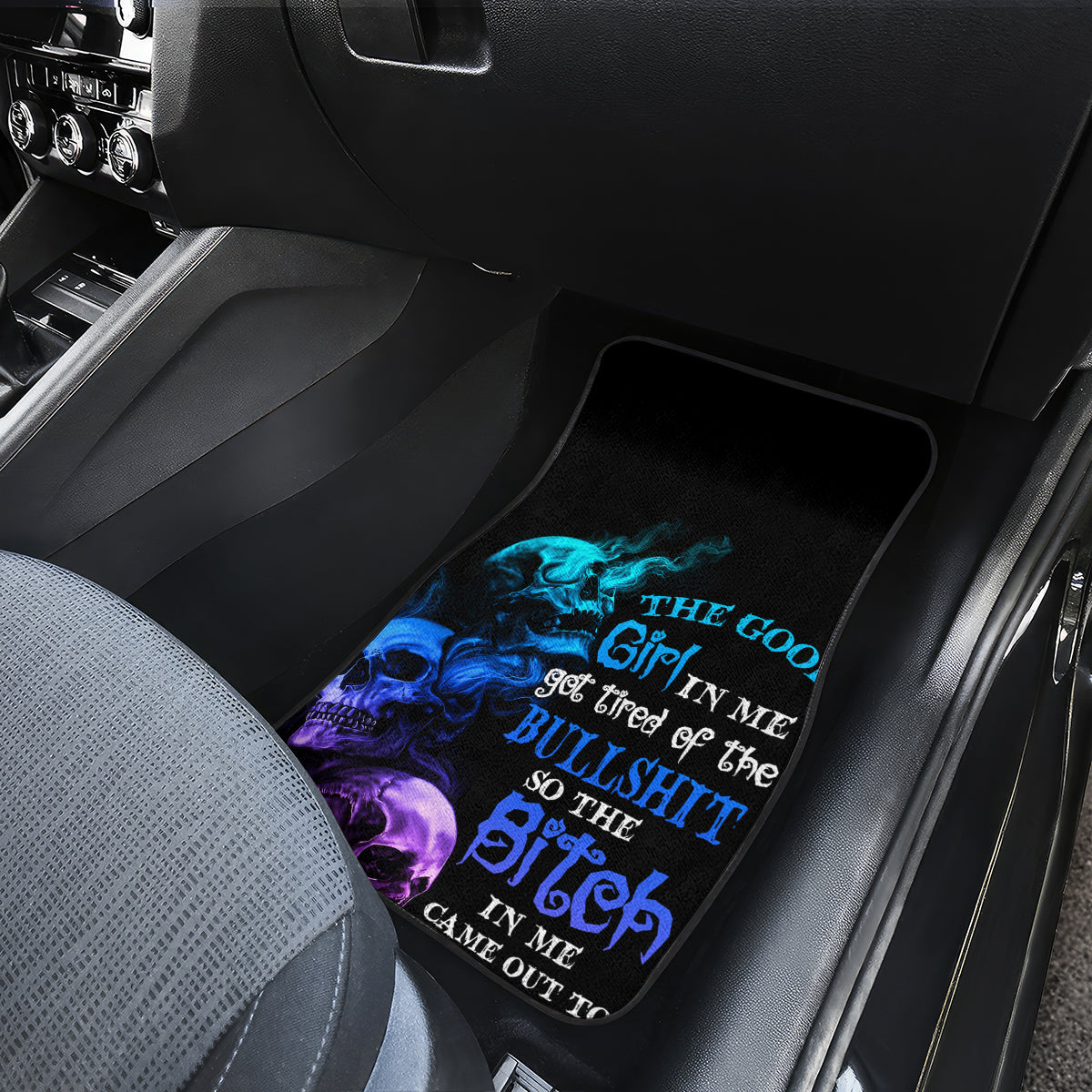The Good Girl In Me Got Tired Car Mats - Wonder Print Shop