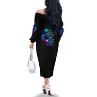 The Good Girl In Me Got Tired Family Matching Off Shoulder Long Sleeve Dress and Hawaiian Shirt - Wonder Print Shop