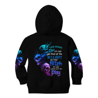 The Good Girl In Me Got Tired Kid Hoodie - Wonder Print Shop