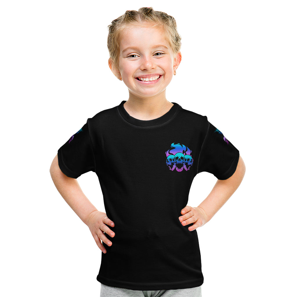 The Good Girl In Me Got Tired Kid T Shirt - Wonder Print Shop
