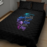 The Good Girl In Me Got Tired Quilt Bed Set - Wonder Print Shop