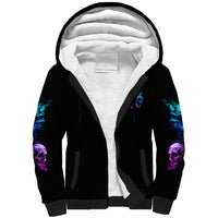 The Good Girl In Me Got Tired Sherpa Hoodie - Wonder Print Shop